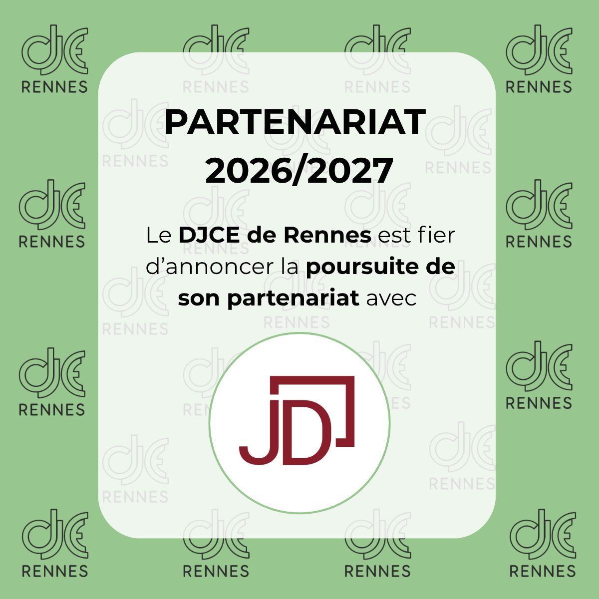 Renouvellement du partenariat avec JURIS DOMUS